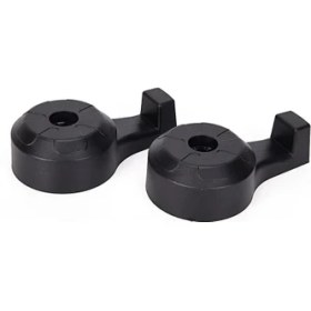 Resim Cdwishbest Siyah Ar Kafalık Kanca Koltuk Sırt Çantası Çanta Çanta Bakkal Bezi Için Taşınabilir Işlevli Klipler Araba Styling (Yurt Dışından) 