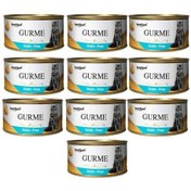 Resim BestPet Gurme Kedi Konservesi Ton Ve Hamsi Parça Etli 10 x 100 G 