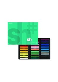 Resim Shinhan : Tam Boy Soft Pastel Boya Seti : 36 Renk Beyaz 