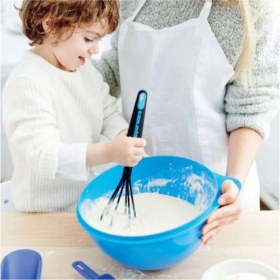 Resim Özbience 6'lı Modern Peri Mutfak Seti: Kaşık, Kepçe, Spatula, Çırpıcı ve Kevgir 