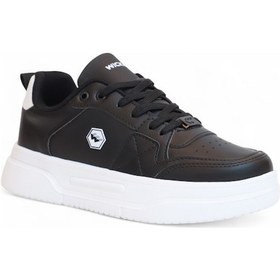 Resim 2227-wickers Air Force Modeli Anatomik Tabanlı Üst Kalite Unisex Sneakers Ayakkabı SİYAH-BEYAZ 