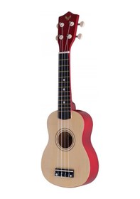 Resim Angel Auk21-n Soprano Ukulele - Naturel Başlangıç - Klasik Seri Naturel Mat Bitiş, Ihlamur Ağacı Gövde Ve Klavye, Taşıma Çantası Dahil Ölçüler: 21 İnç / 330 Mm Skala 