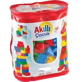 Resim 01313 Akıllı Çocuk Blokları 125 Parça 