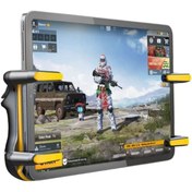 Resim Coverzone Gamepad Joystick Tablet Ipad Geniş Ekran Altı Parma Pubg Otomatik Seri Oyun Kolu Manyetik Tetik 