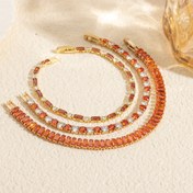 Resim 3 Adet İlkbahar/Yaz Modası Düzensiz Tenis Bilezikleri, Erkek ve Kadınlar için Şık Lüks Tarz Bangle, 18K Altın Kaplama Hipoalerjenik Anti-Oksidasyonlu Bakır Kaplama, Işıltılı Yuvarlak Renkli 3A Sentetik Zirkonya Kakma, Günlük Kıyafetler, Partiler, Tatil, Seyahat için Uygun Zarif Takı, Sevgililer Günü, Yıldönümü, Karnaval için Mükemmel Hediye, Bayanlar için İdeal 