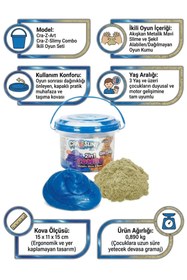 Resim Feyza Oyuncak Cra-Z-Slimy 2'si 1 Arada Metalik Slime ve Oyun Kumu Kovası | Eğitici Duyusal Çocuk Oyuncak | 890 gr 3 Yaş Üzeri 