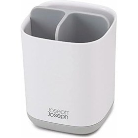 Resim 70509 Easy-store Diş Fırçalık, Beyaz/gri Açık Ahşap 