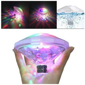 Resim Sualtı Gece Lambası Banyo Yüzme Havuz Led Aydınlatma 3 Renkli Usb Fişi 