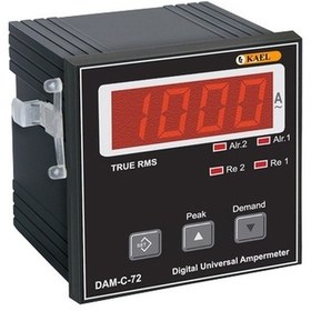 Resim Kael Dam-c-72 220vac,72x72,röle,dijital Ampermetre 
