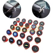 Resim Kırmızı Mıknatıslı Metal Telefon Tutucu 