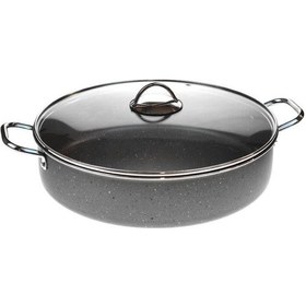 Resim Mehtap Granit Kısa Tencere 40 Cm Karnıyarık Tencere Ekstra Derin 