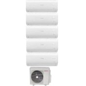 Resim Bosch Multi Split Inverter Klima 42000 Btu 1 Dış + 5 Iç Ünite 9000 + 9000 + 9000 + 12000 + 12000 Btu 