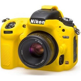 Resim Easycover Nikon D750 Silikon Kılıf Ecnd750Y (Sarı) 