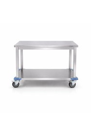 Resim sc sonsesconcept Çalışma Tezgahı , Hareketli , Alt Tablalı , Krom , Paslanmaz, 190x60x85h 