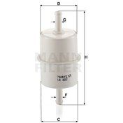 Resim MANN WK4002 YAKIT FİLTRESİ IVECO DAILY III 99-06 35-15 TURBO 146H 