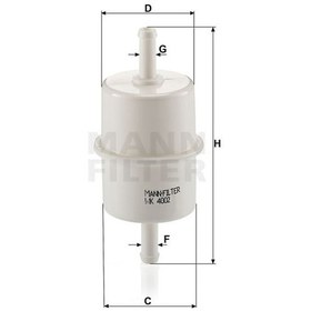 Resim MANN WK4002 YAKIT FİLTRESİ IVECO DAILY III 99-06 35-15 TURBO 146H 