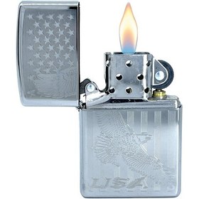 Resim Zippo Liberty Eagle Dizayn Çakmak 