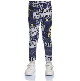 Resim Lovetti Kız Çocuk Sporty Glam Desen Tayt 8027 Çok Renkli 