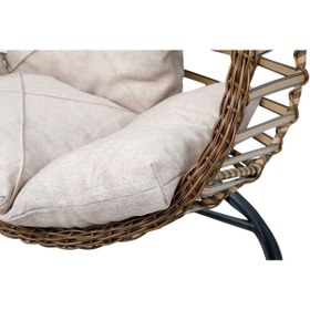 Resim Tu Tienda Rattan Tek Kişilik Bahçe Balkon Ev Salıncağı,kahverengi 