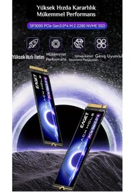 Resim Eaget 3500mbps Yüksek Hızlı M.2 2280 Nvme Ssd Pcle Gen3x4 Hızlı 