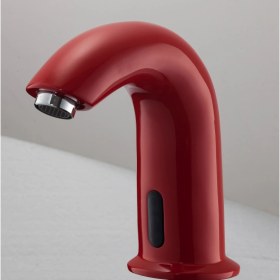 Resim Stecell Fotoselli Lavabo Batarya Çeşme- Musluk Otamatik Akıllı Sensörlü Musluk 