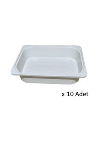 Resim Kenzlife Çamaşır Mutfak Sepeti Byz 10 040 30 Plastik Sepet 10 Adet Beyaz 