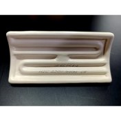 Resim Infrared Seramik Isıtıcı Rezistans Konkav 122X60MM 400W 230V Beyaz Renk Hsc Model 