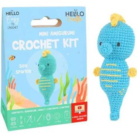 Resim Banadabak Crafts Hc101 Mini Amigurumi Crochet Kit Sevimli Deniz Atı Sea Sparkle (1 Adet Fiyatıdır) 