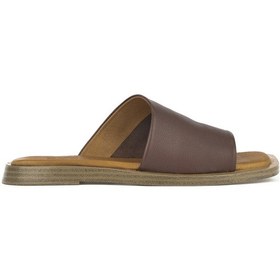 Resim Ziya, Hakiki Deri Kadın Terlik 1511033zfatou Kahve 1511033zfatou 300 Kahve Kahverengi 