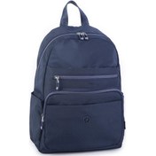 Resim Nas Bag Unisex Büyük Boy Çok Gözlü Su Geçirmez Sırt Çantası Lacivert 