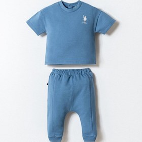 Resim U.s. Polo Assn. Erkek Bebek Mavi Takım 5274-50025 mavi 