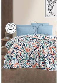 Resim Vionel Home Gökkuşağı V1 8 Farklı Desenli Pamuklu Çift Kişilik Baskılı Pike 