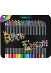 Resim Faber-castell Black Edition Boya Kalemi 100 Renk Çok Renkli 