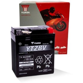 Resim Yuasa YTZ8V 12V 7.4Ah Motosiklet Aküsü X-Max 250/300 - R25 MT-25 - BX9H21000000 