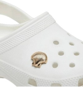 Resim Crocs Jibbitz Gold Shell Charm Karışık-Çok Renkli 