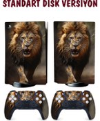 Resim KT Decor Aslan Playstation 5 Full Sticker Kaplama Seti 