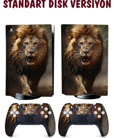 Resim KT Decor Aslan Playstation 5 Full Sticker Kaplama Seti 