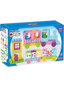 Resim NW NessiWorld 03 605 Master Blok Rakamlı Tren -Nessiworld Oyuncak 