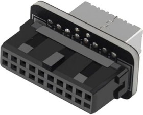 Resim Type-E To USB 3.0 19 PIN Anakart Dişi Erkek Çevirici Dönüştürücü Adaptör 5209 