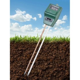 Resim Aogo Higrometre 3in1 Toprak Nem Ph Metre Ölçer Işık Ölçer Hidroponik Analizörü Bahçe Dedektörü Bitki Prob 