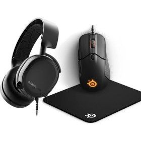 Resim SteelSeries Arctis 3 2019 + Rival 310 Mouse + QCK Mass Mouse Pad 