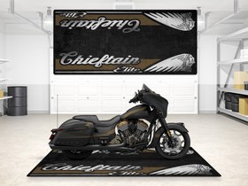 Resim CHIEFTAIN ELITE İçin Tasarlanmış Motosiklet Matı - MM7330 - Super Graphite Smoke Black Smoke with Shadow Bronze Accents / Standart / 260cm x 120cm 