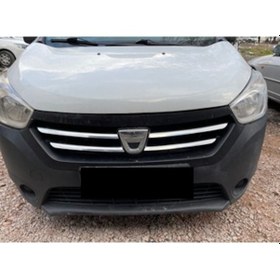 Resim Dacia Dokker Krom Ön Panjur 4 Parça 2012-2017 Paslanmaz Çelik 