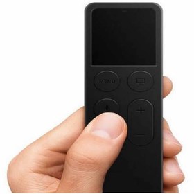 Resim hepsiofis Apple Tv Kumanda Kılıfı 4.nesil / 4k Slikon Kılıf Ipsiz Kılıf Siyah 