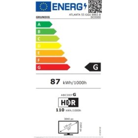 Resim Grundig Atlanta 55 GGU 8965B 55" 139 Ekran Uydu Alıcılı Full HD Smart LED TV 