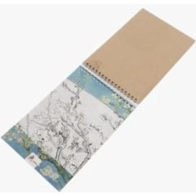 Resim Van Gogh Almond Blossoms Temalı A4 Eskiz Defteri Iı, Çizgisiz, 50 Sayfa 