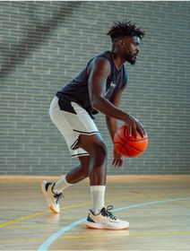 Resim Decathlon Tarmak Yetişkin Basketbol Ayakkabısı - Beyaz - Fast 500 