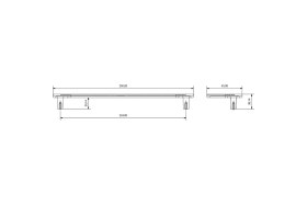 Resim System 4848 Harmonique Kulp Antik Renk Tek Adet Yarım 224 mm 
