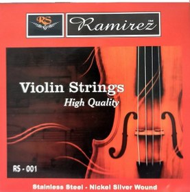 Resim Şenses Müzik Ramirez Rs-001 Keman Tel Seti 