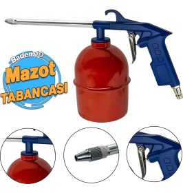 Resim Mazot Tabancası 1 Litre Metal Gövdeli 1000 cc (KOD:504021) 